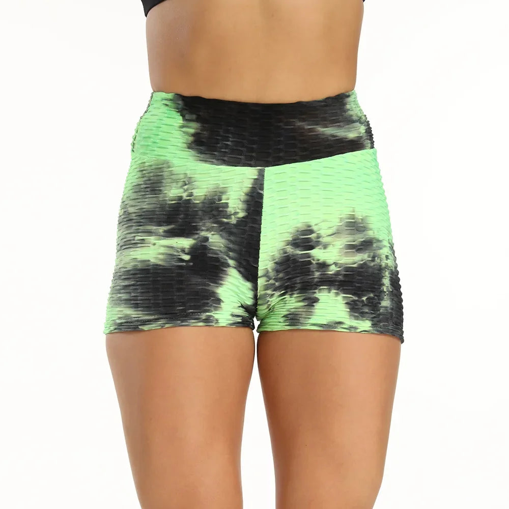 Gym Shorts Tie Dye Women Fitness Clothing Sporty Shorts Woman Leggings Workout Clothes Female Yoga Sports Shorts Sportswear