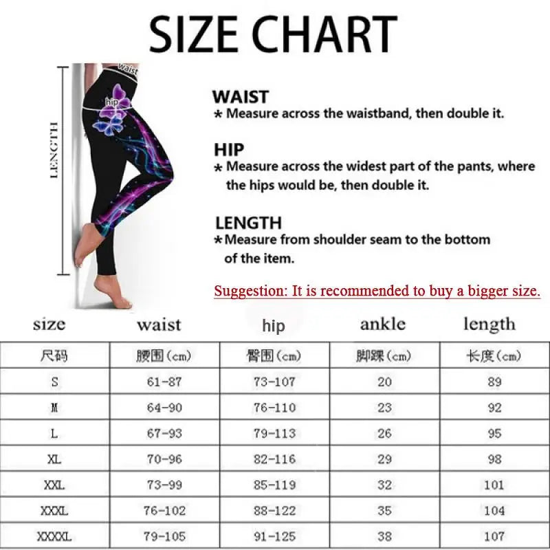 Women 3D Print Yoga Fitness Leggings High Waisted Skinny Cartoon Sport Running Pants Gym Clothes