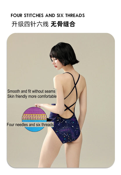 Multicolours Bunny Bum Women Swimwear One Piece Professional Swimsuits