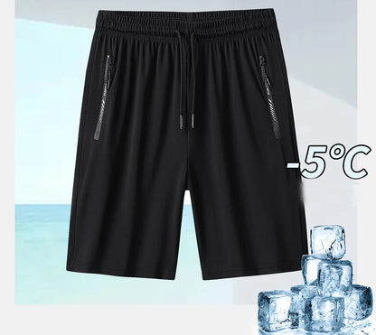 Plus Size 8XL 9XL Bermuda Masculina Summer Quick-drying Ice Silk Beach Shorts Men Gym Joggers Running Basketball Shorts Clothing