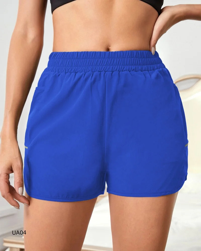 Women's High-Waisted Pocket Shorts
