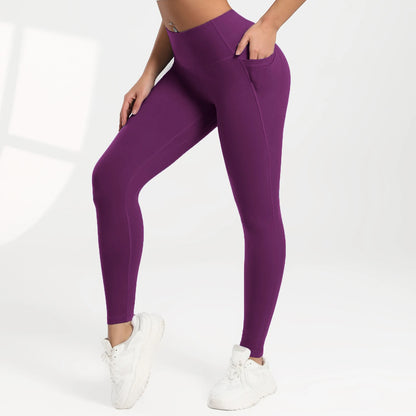 Pockets Fitness Gym Leggings Women Skinny Stretch Autumn Sport Leggings Women Casual Mallas Fashion Outdoors Pants
