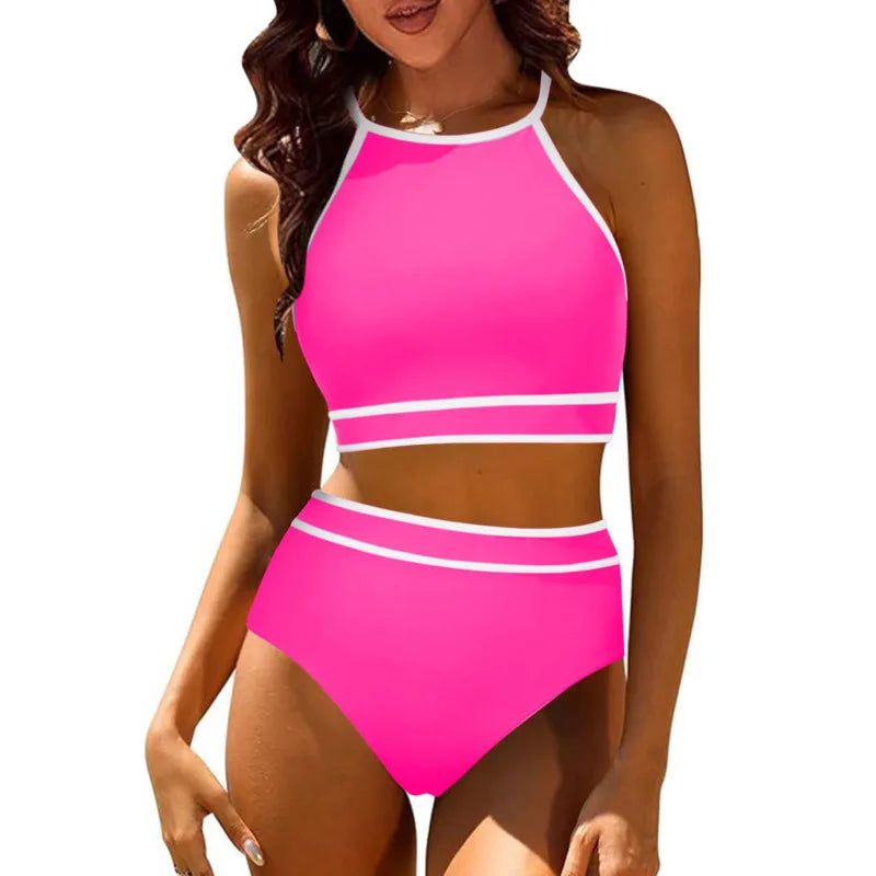 Swimsuits Bikini Sets Female Swimwear Push Up For Beach Wear Two-Piece Bathing Suits Pool Women's Swimming Suit Bikini