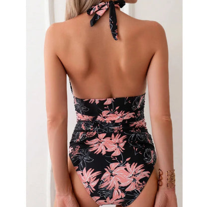 One-Piece Swimsuits Closed Women Swimwear Push Up Swimming Wear Body Bathing Suits Beachwear Pool Bather