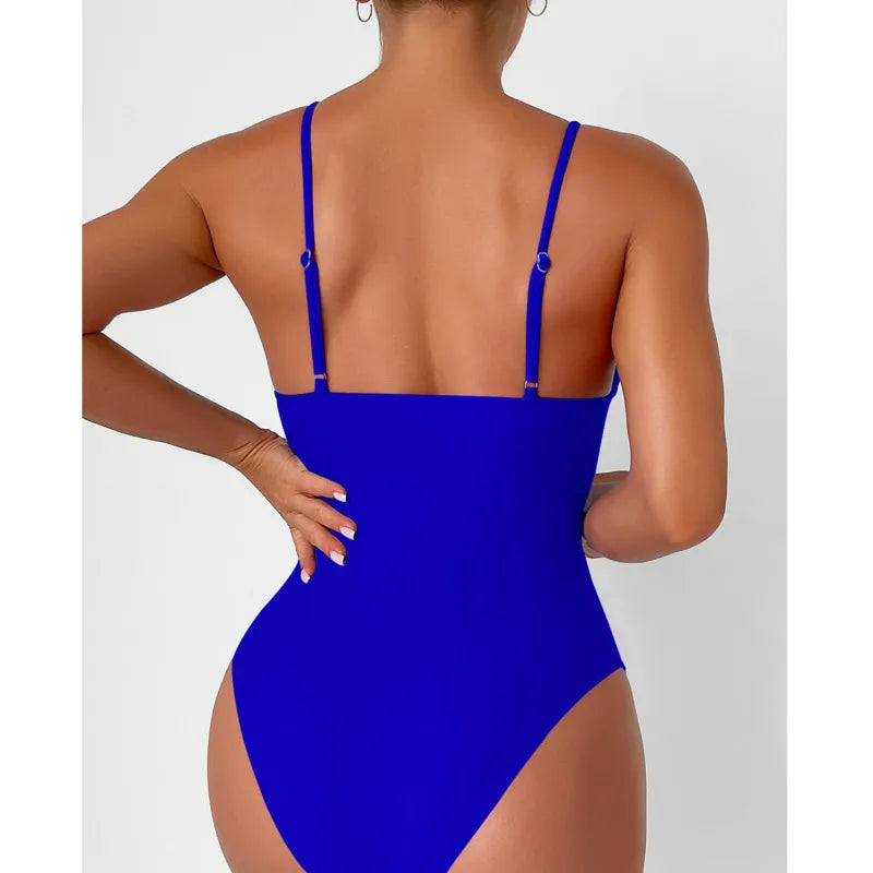 Solid One-Piece Large Swimsuits Closed Plus Size Swimwear Body Bathing Suits Female Pool Beach Women's Swimming Suit
