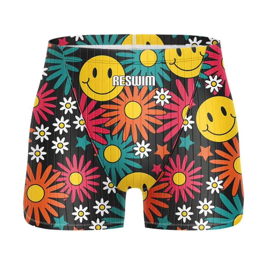 Men's Printed Swim Jammer Shorts