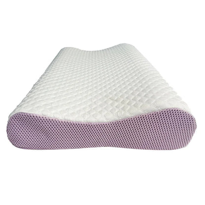 Pectin Pillow Breathable Air Layer TPE Pillow Washable with Water, Zero Pressure Cervical Neck Pillow Latex Adult Single Pillow