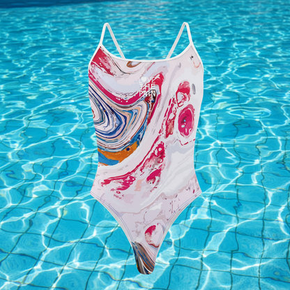 Women Bathing Suits Summer Bikini One Piece Quick-drying Pool Training Swimwear Beach Vacation Swimsuits Pool Bathers Squad