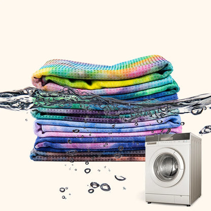 Anti slip hot yoga towel, made of absorbent soft ultra-fine fiber, available in various colors, suitable for Bikram Pilates   ﻿