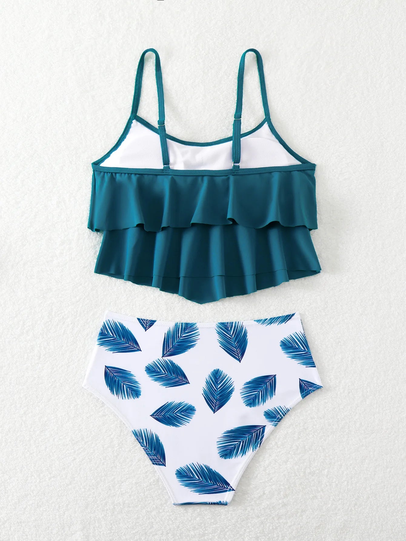 Bikinis Women Halter Brazilian Bikini Set Female Ruffle High Waist Swimsuit Print Swimwear Beach Wear Bathing Suit