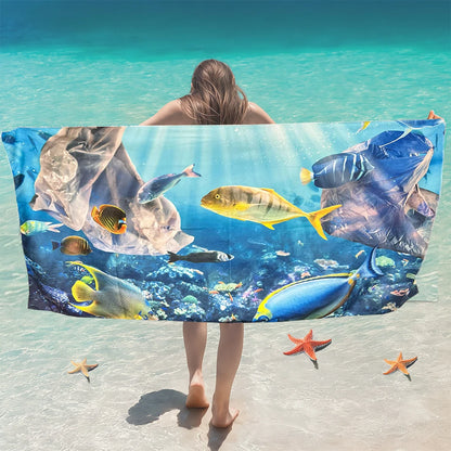 Beach towels, printed towels, beach vacation towels, absorbent beach towels