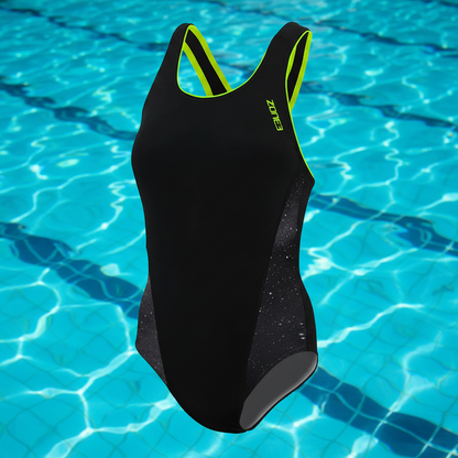 Zone3 Women Swimsuit Cozy Skinsuit Open Water Swimming Pool Long Training Comfortable Swimwear Competition Training Suit Pool Bathers