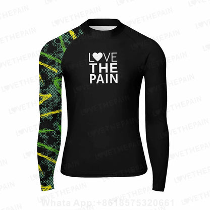 Men Swimsuit Swimming T-shirt Beach UV Protection Swimwear Rash Guard Summers Long Sleeve Surfing Diving Swimsuit Surf Rashguard