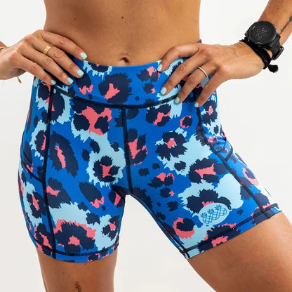 Women's Racing Yoga Shorts Casual Tight Shorts Fitness Pants Running Elastic Femme Biker Shorts
