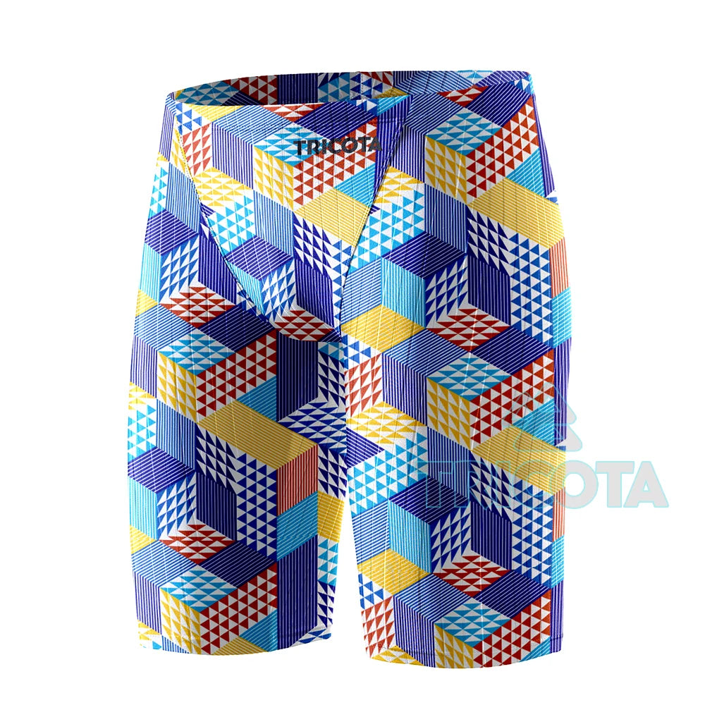 Men's Swimming Shorts Professional High Quality Swim Trunks Quick Dry UV Protection Endurance Athletic Surfing swimsuit Jammers