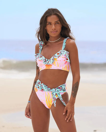 Brazilian Bikini Set Women Print Biquini Female Cut Bikinis Swimwear Push Up Swimsuit Bath Suit