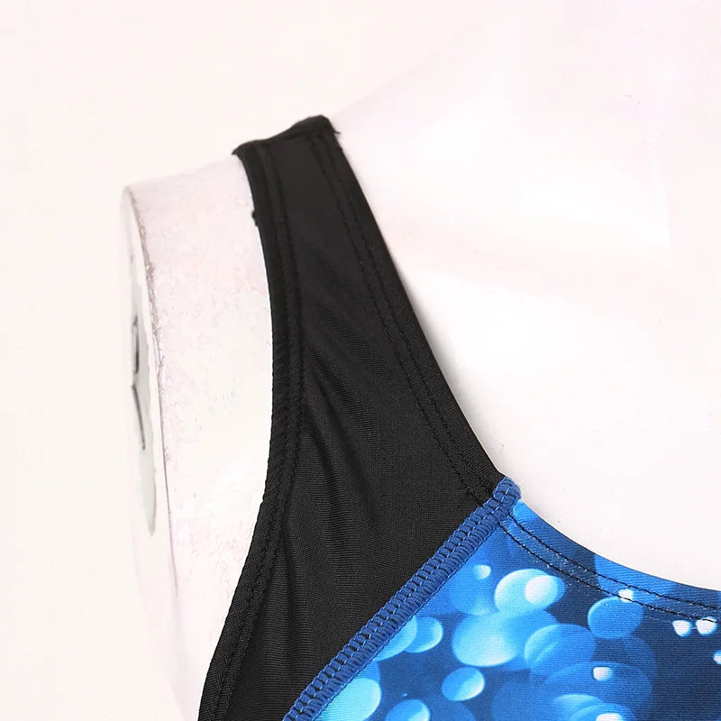 Sports One Piece Swimsuit Women Swimwear Professional Sport Bathing Suit Surfing Swimsuits Swimming Suit Backless Bikini