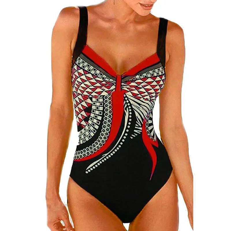 Colourful V Neck One-Piece Swimsuits Swimming Suit For Women Bodysuit Women Female Swimwear