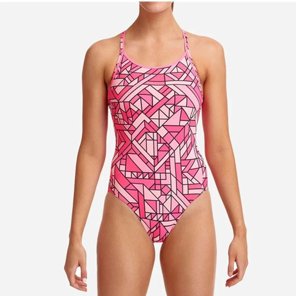 Woman Swimsuit One-piece Comfortable Swimwear Functional Training Swimsuit Open Water Swimming Clothing