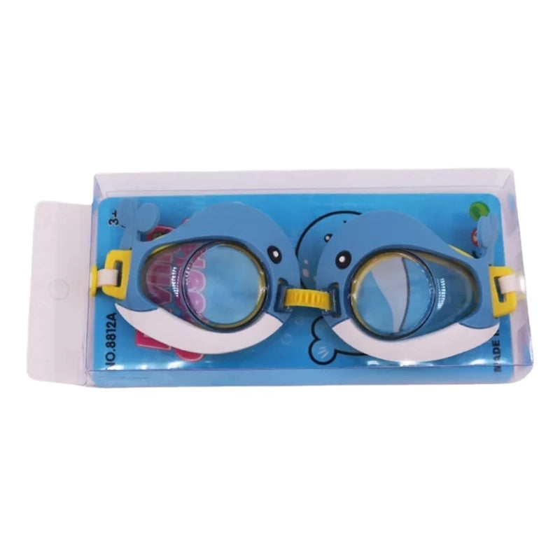 Anti Fogs Anti UV Kids Swim Goggles Cartoon Clear Views Swim Glasses Waterproofs Water Pool Goggles Not Leaking