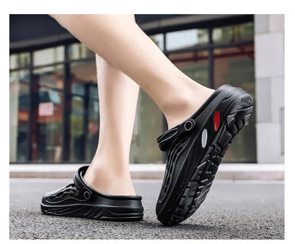Men Sandals Light EVA Men's Casual Shoes Hole Shoes Clogs Home Garden Outdoor Male Beach Flat Slippers Big Size 49