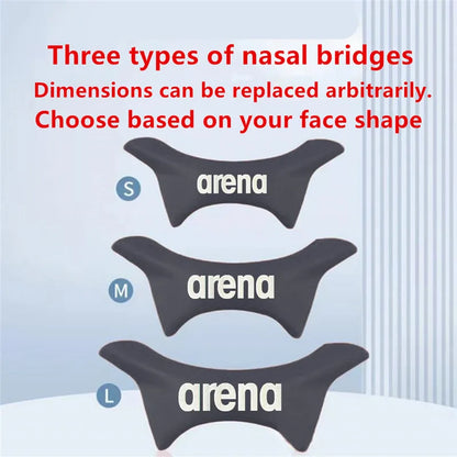 ARENA professional waterproof and anti fog high-definition adult swimming goggles silicone swim cap