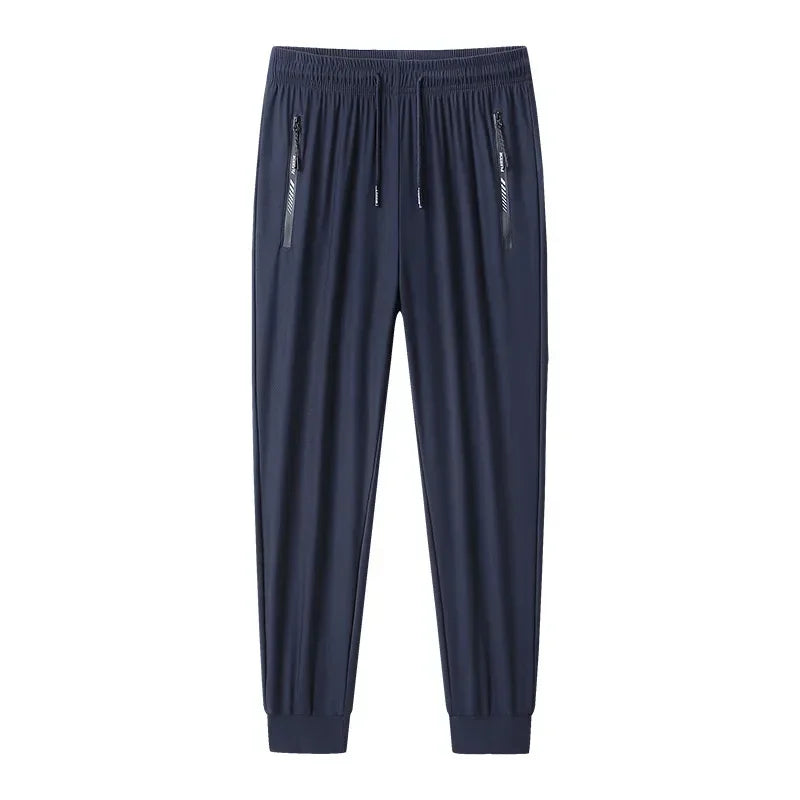 7xl 8xl 9xl Men's Jogging Pants Plus Size Summer Sports Pants High Elasticity Quick-drying Gym Running Sports Pants