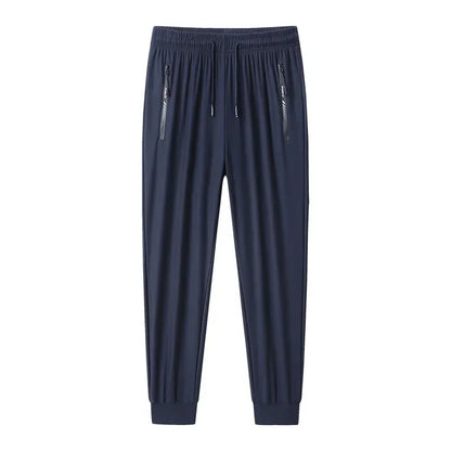 7xl 8xl 9xl Men's Jogging Pants Plus Size Summer Sports Pants High Elasticity Quick-drying Gym Running Sports Pants