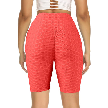 Women's Capris Yoga Fitness Peaches Buttocks Bubble Sports Leggings With Pockets Pants for Women Women’s Yoga Pants
