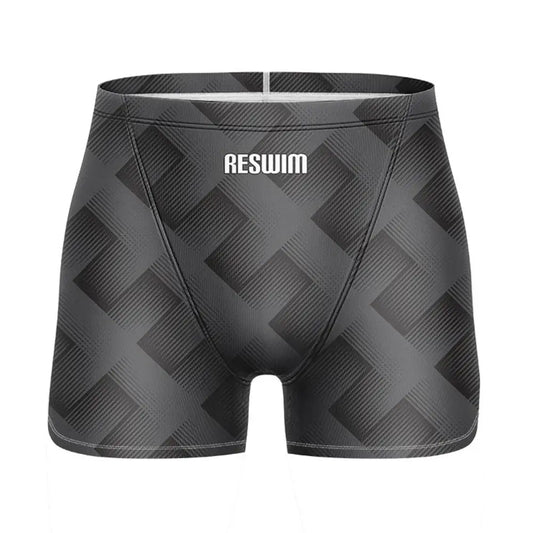 Men's Beach Tights Shorts Swim Jammer Swimsuit Swimming Trunks Athletic Training Swimwear Lycra Running Diving Surfing Pants