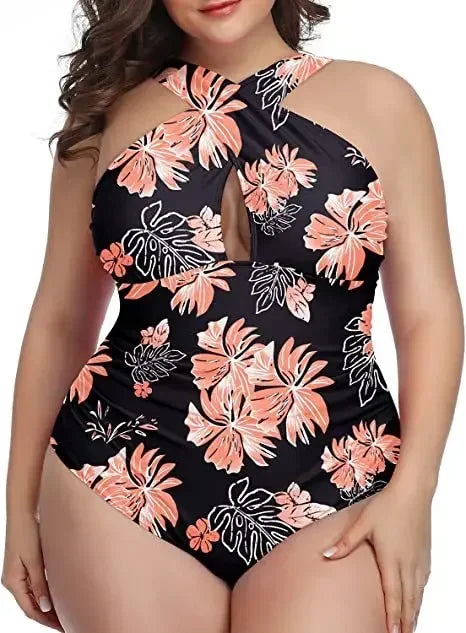 One-Piece Swimsuit for Women Size L-3XL Ladies Push Up Swimwear Swimming Suits Bathing Beachwear Bathers