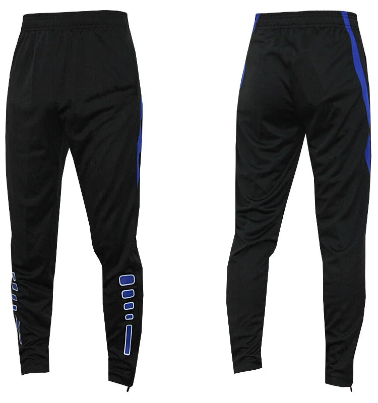 Men Running Sport Pants With Zipper Pockets Football Joggings Training Sweatpants Basketball Soccer Trousers workout pant Male