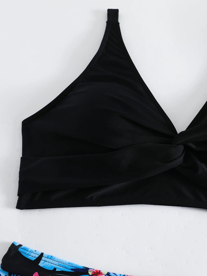 Two Pieces Swimsuits Women Bikini Set Beachwear Push Up Solid Summer Bathing Suit Triangle Bikini Swimwear Low Waist