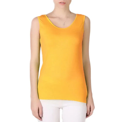 U-neck plus size vest large collar camisole bottoming shirt pink top women's clothing 6XL 5XL 4XL tank tops