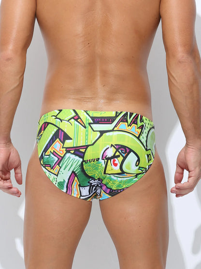 Swimwear Men Swim Briefs Slip Low Waist Men's Swimming Trunks Shorts Surfing Bathing Suit Man Swimsuits
