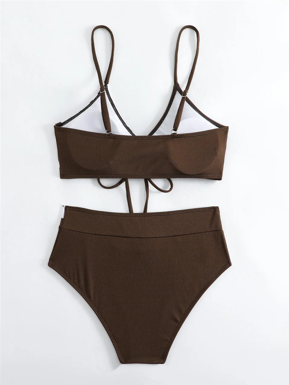 Triangle Bikinis String Swimsuit Women Strapped Leopard Swimwear Female Bathers Bathing Swimming Suit Padded Beachwear