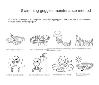 Zoke Kid Swimming Goggles Hd Waterproof Coating Diving Glasses Professional Swim Accessories