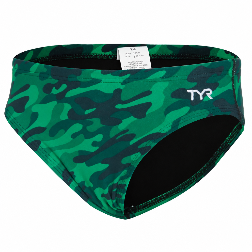 Men's racer swim briefs, cleaned product image