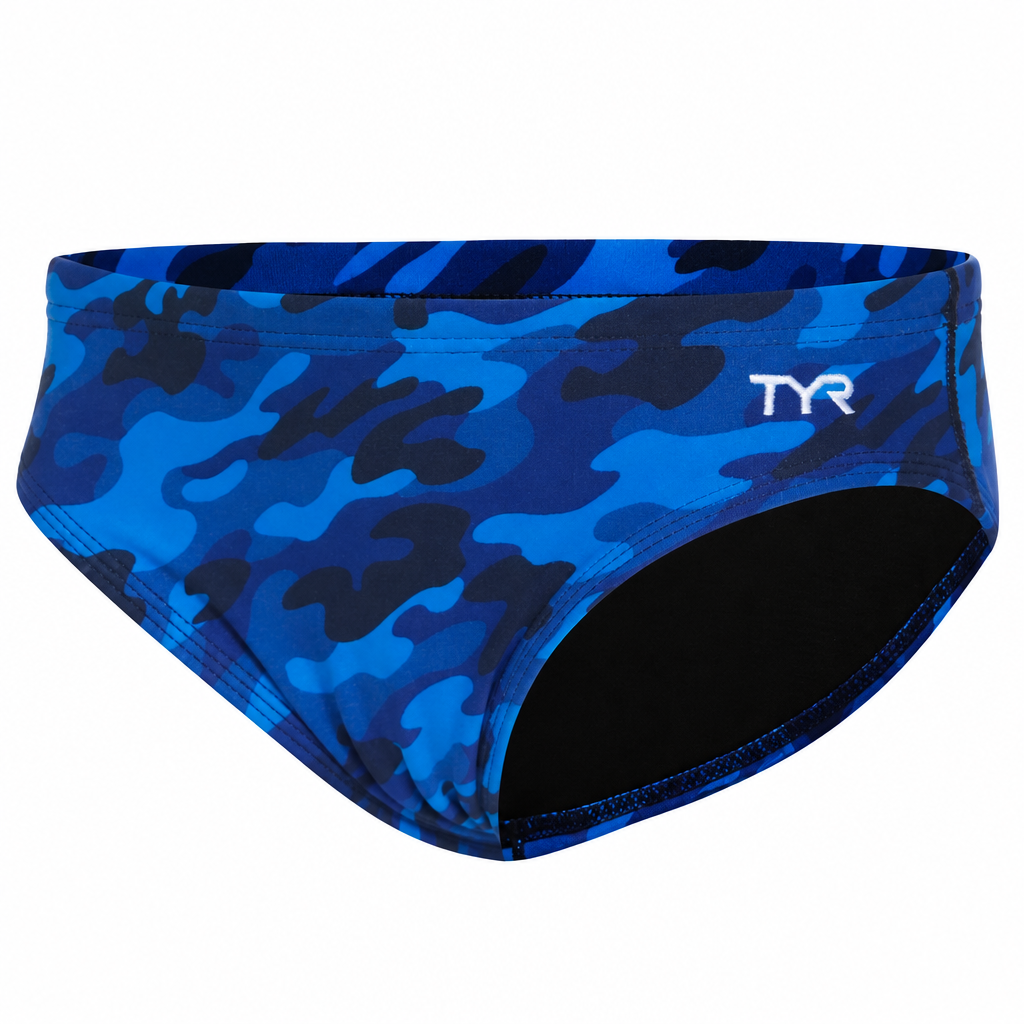 Men's racer swim briefs, cleaned product image