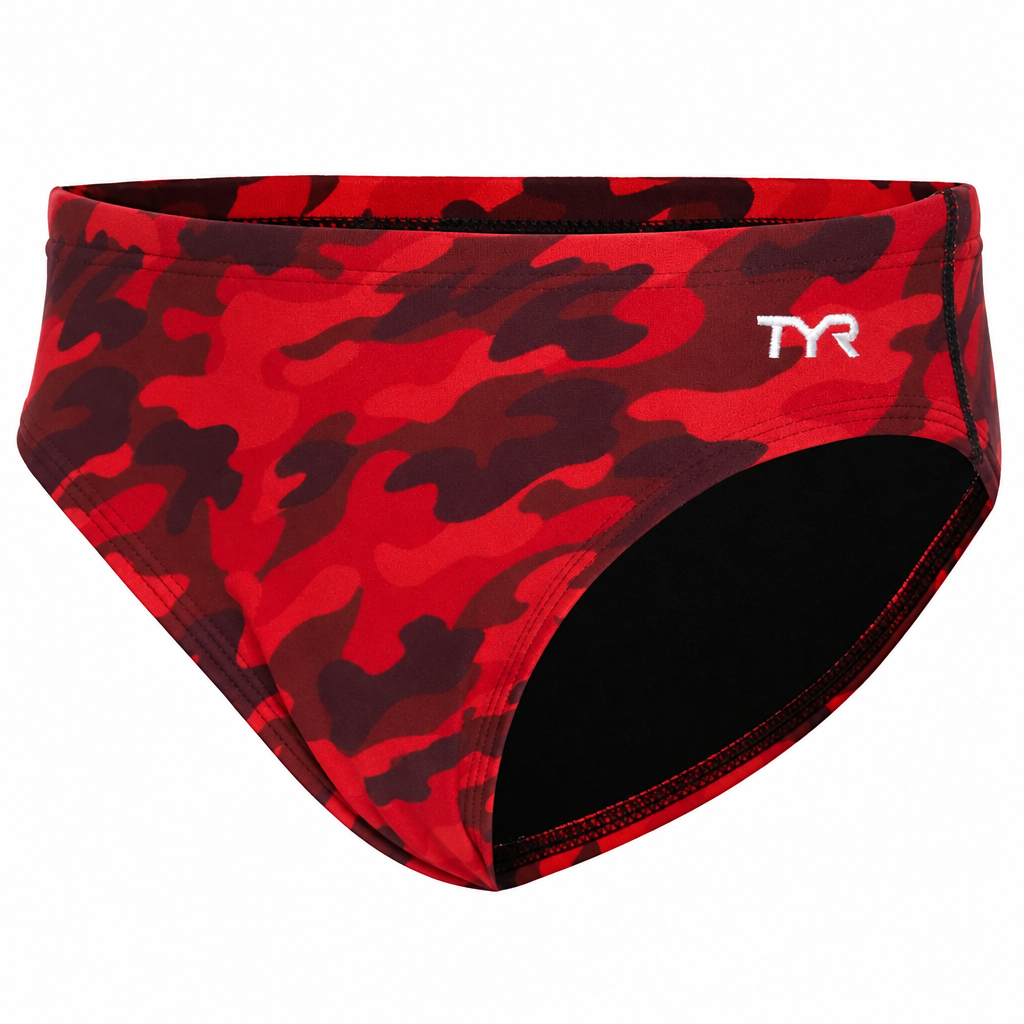 Men's racer swim briefs, cleaned product image