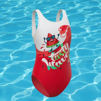 8-14Years Girls Swimsuit Summer Children Girls One Piece Swimwear Women's Swimsuits Beachwear Bathing Suits Monokini Bathers Pool Swimming Lessons Squad