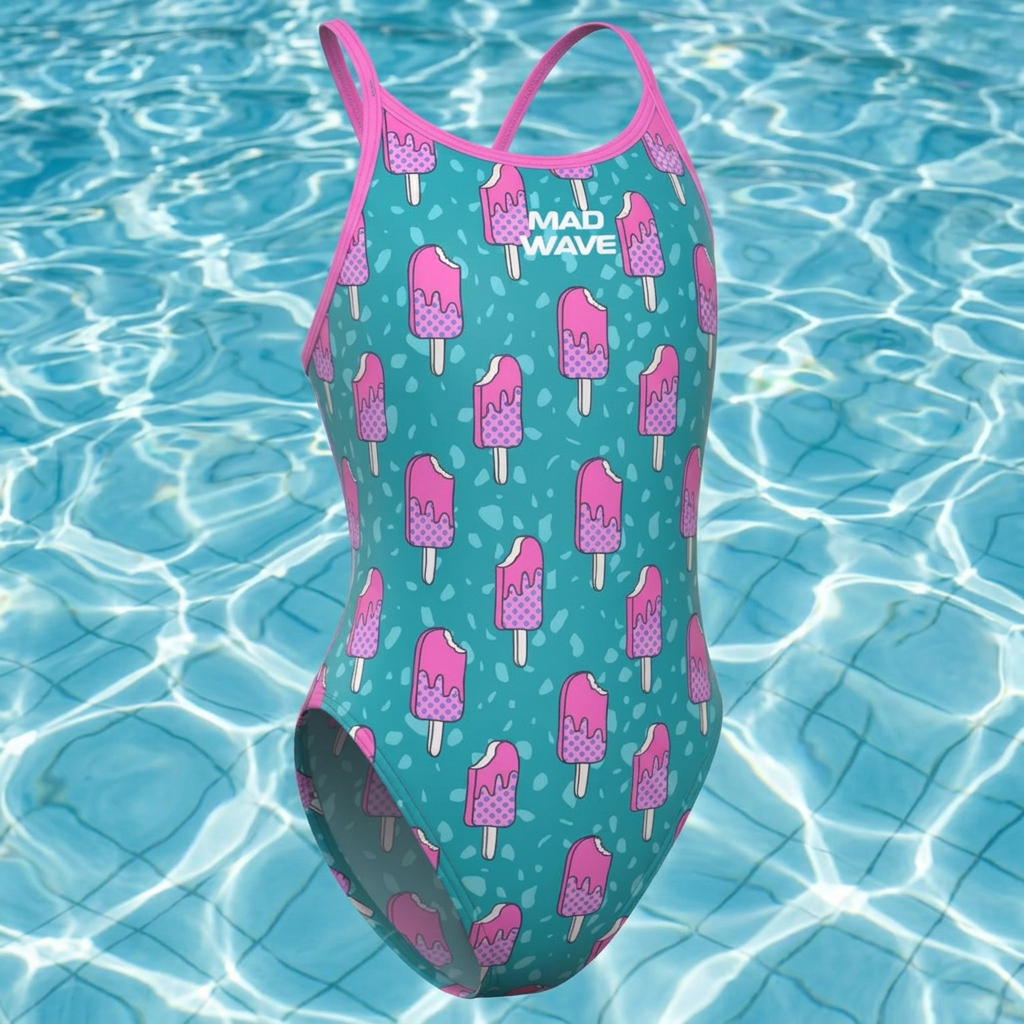 Racer Back One-piece Swimsuit Functional Training Swimsuit Pool Squad Bathers Bodysuit Water Team Swimming Bathers
